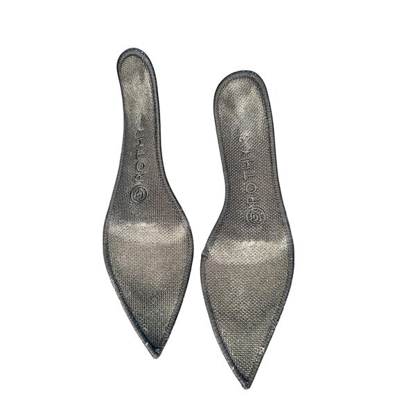 Rothy's Black Basic Honeycomb Washable The Point Slip On Flats Shoe Size 7 - Picture 3 of 9